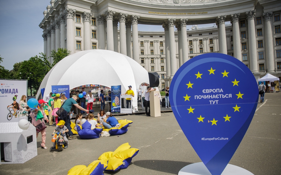 Celebration of Europe Day in Ukraine