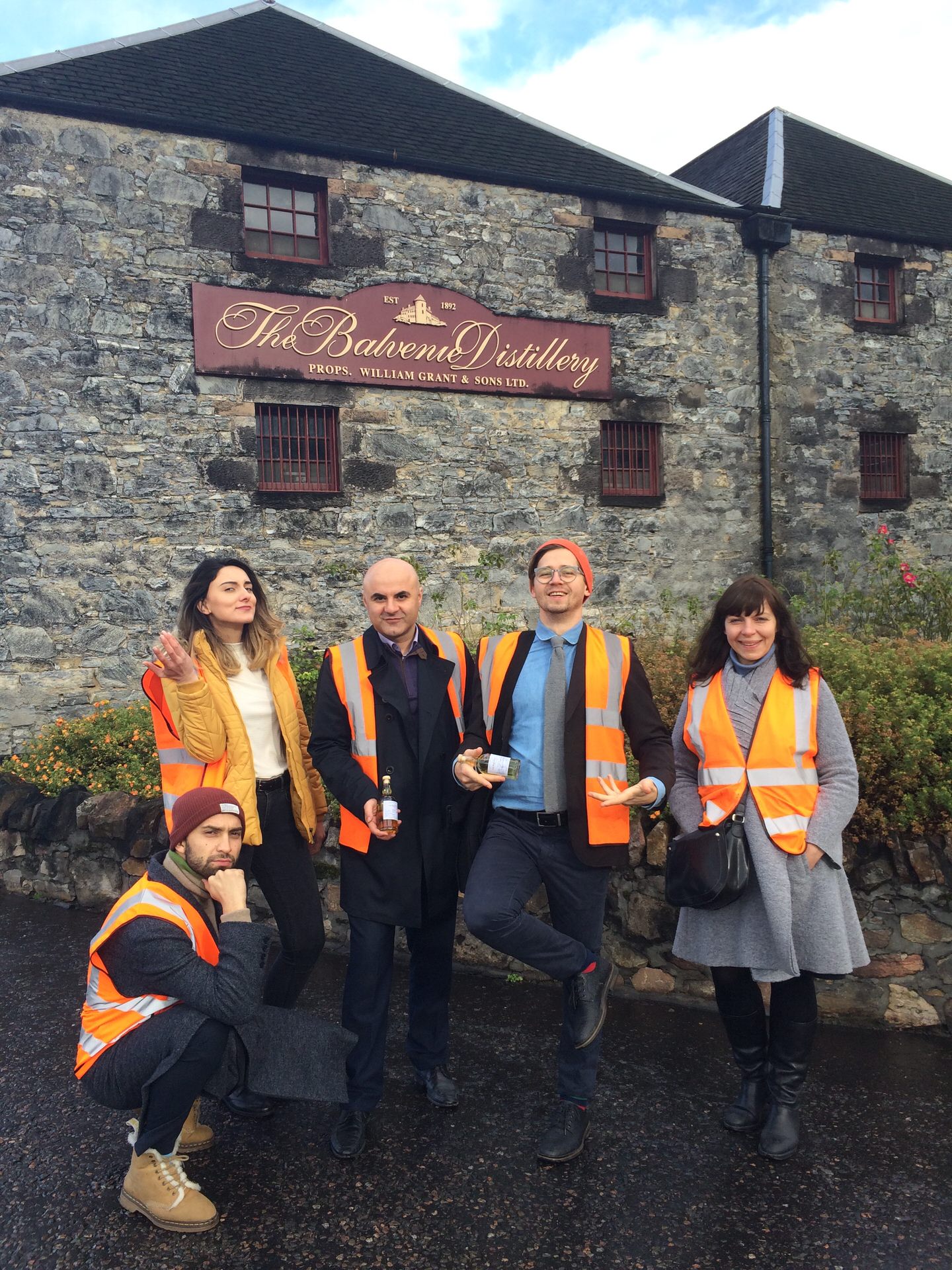 a press tour to William Grant & Sons whisky distillery in Scotland